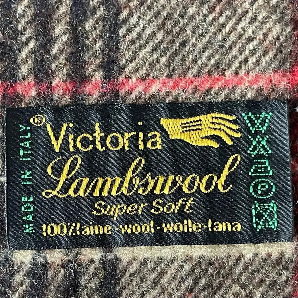 Italian made Victoria Lambswool Unisex Scarf, Preppy, Academia, Old Money, OS